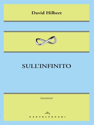 cover image of Sull'infinito
